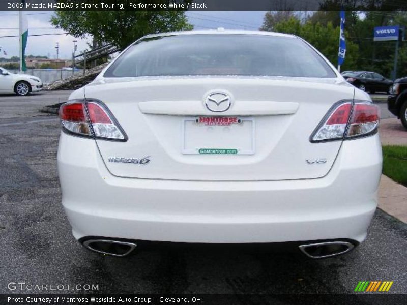 Performance White / Black 2009 Mazda MAZDA6 s Grand Touring