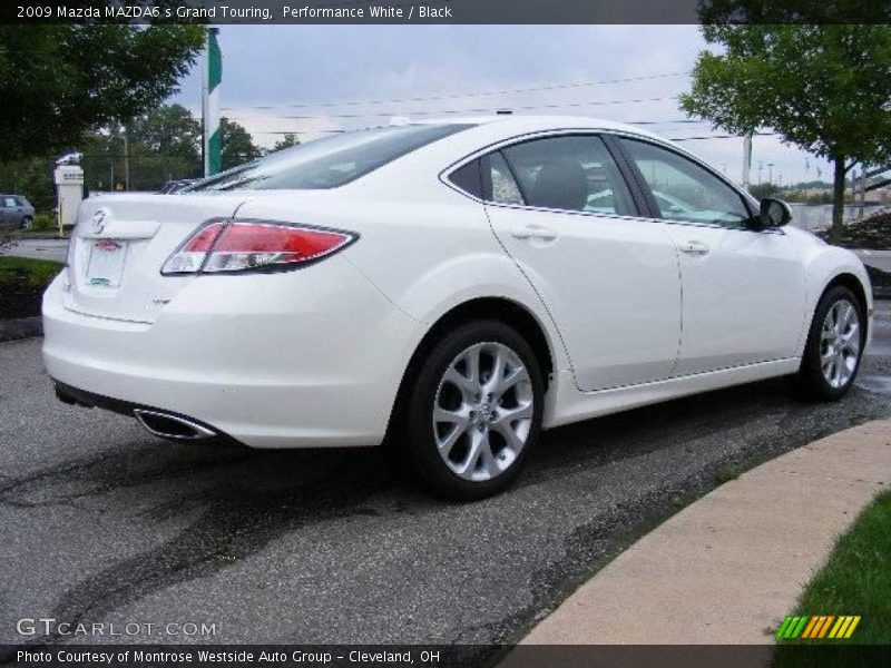 Performance White / Black 2009 Mazda MAZDA6 s Grand Touring