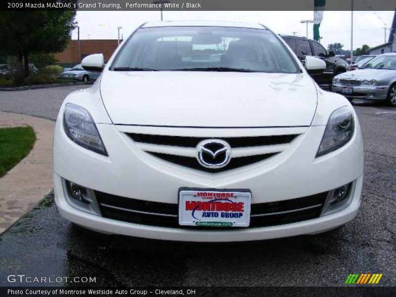 Performance White / Black 2009 Mazda MAZDA6 s Grand Touring