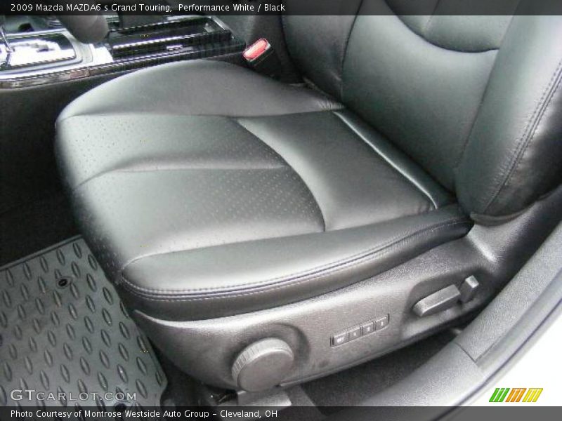Performance White / Black 2009 Mazda MAZDA6 s Grand Touring