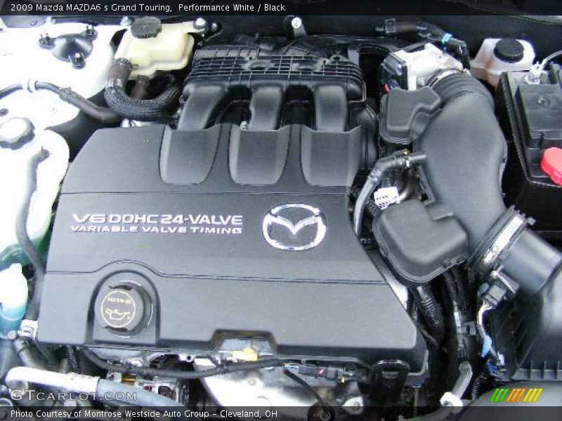Performance White / Black 2009 Mazda MAZDA6 s Grand Touring