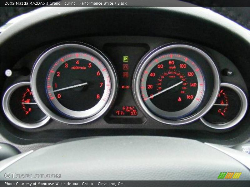 Performance White / Black 2009 Mazda MAZDA6 s Grand Touring