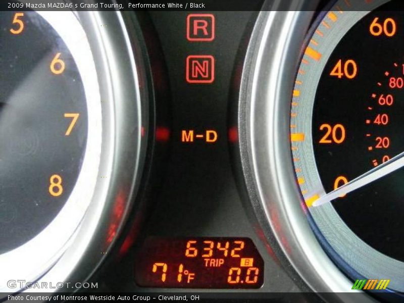 Performance White / Black 2009 Mazda MAZDA6 s Grand Touring