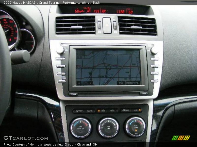 Performance White / Black 2009 Mazda MAZDA6 s Grand Touring