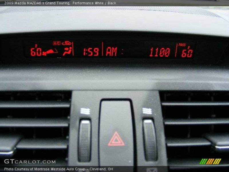 Performance White / Black 2009 Mazda MAZDA6 s Grand Touring