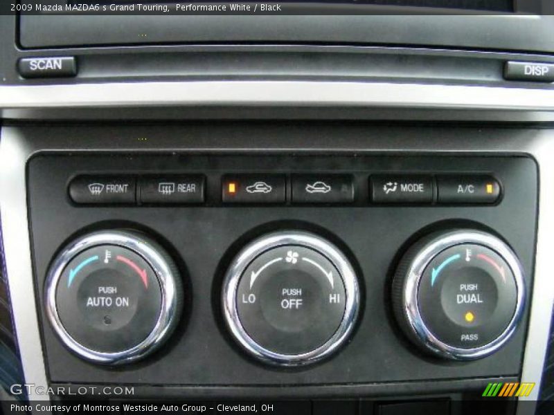 Performance White / Black 2009 Mazda MAZDA6 s Grand Touring
