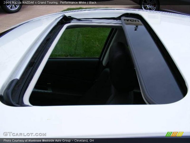 Performance White / Black 2009 Mazda MAZDA6 s Grand Touring