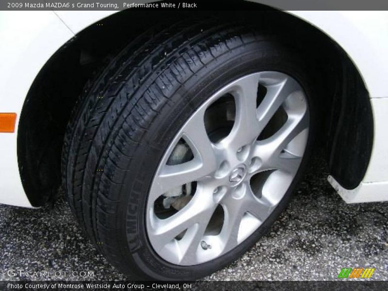 Performance White / Black 2009 Mazda MAZDA6 s Grand Touring