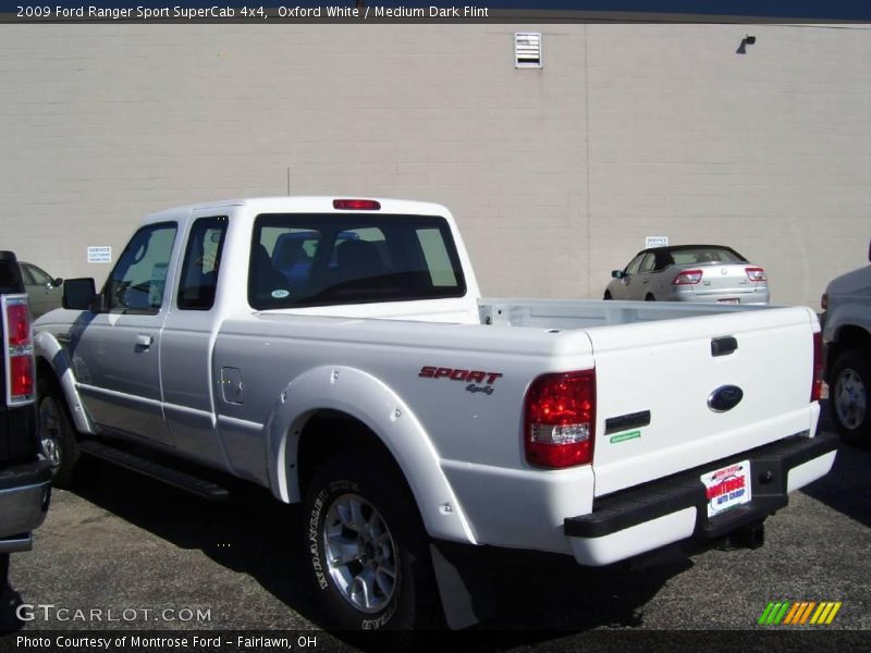 Oxford White / Medium Dark Flint 2009 Ford Ranger Sport SuperCab 4x4