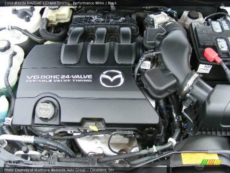 Performance White / Black 2009 Mazda MAZDA6 s Grand Touring