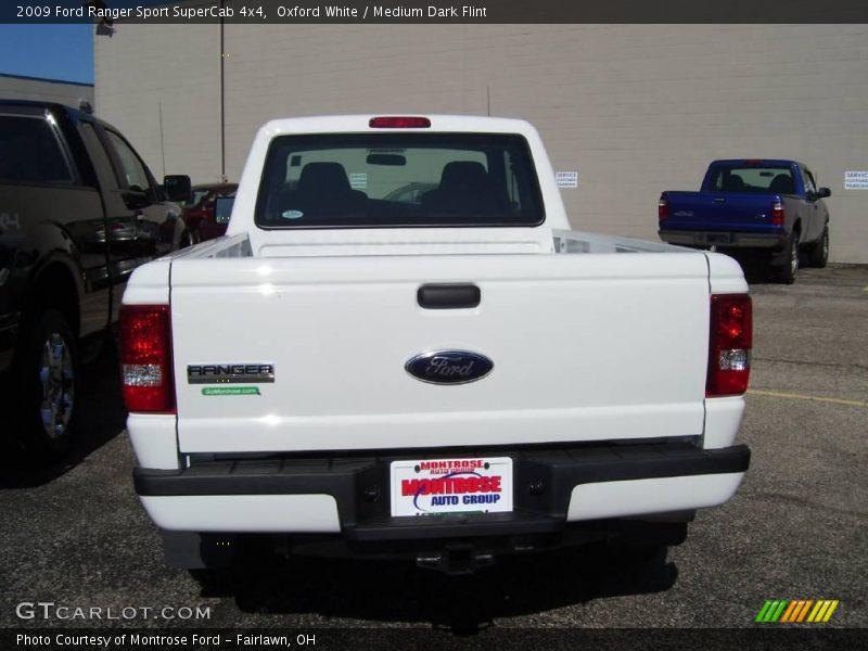 Oxford White / Medium Dark Flint 2009 Ford Ranger Sport SuperCab 4x4
