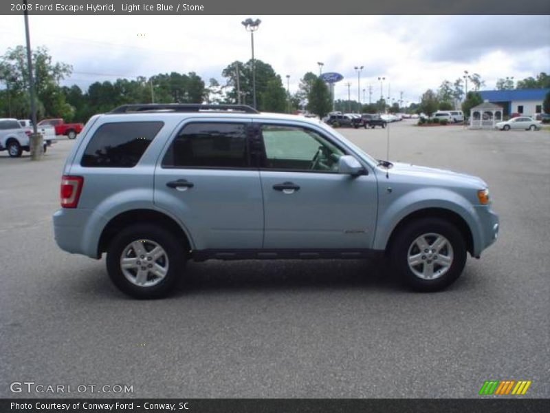 Light Ice Blue / Stone 2008 Ford Escape Hybrid