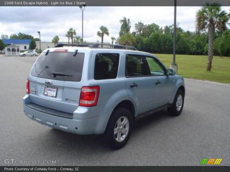 Light Ice Blue / Stone 2008 Ford Escape Hybrid