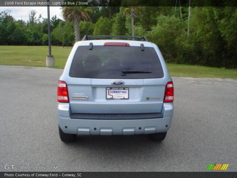 Light Ice Blue / Stone 2008 Ford Escape Hybrid