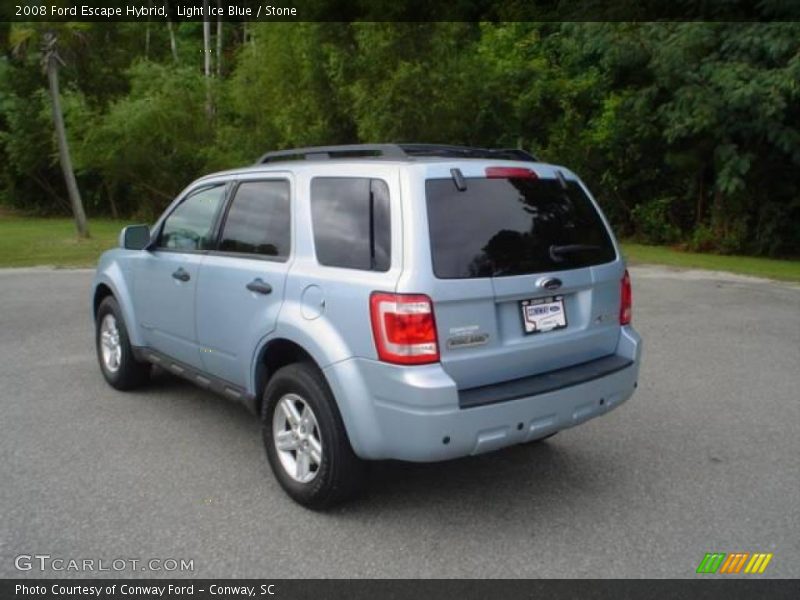 Light Ice Blue / Stone 2008 Ford Escape Hybrid