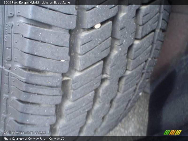 Light Ice Blue / Stone 2008 Ford Escape Hybrid