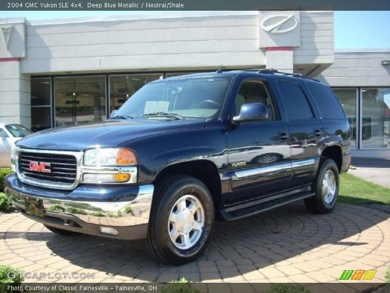 Deep Blue Metallic / Neutral/Shale 2004 GMC Yukon SLE 4x4