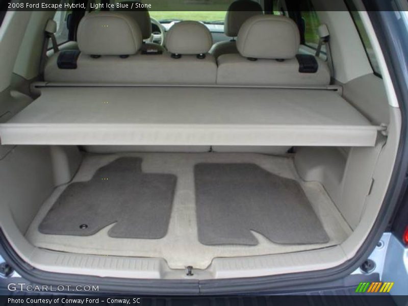 Light Ice Blue / Stone 2008 Ford Escape Hybrid
