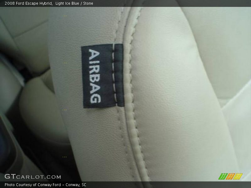 Light Ice Blue / Stone 2008 Ford Escape Hybrid