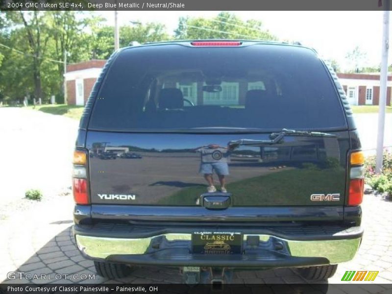 Deep Blue Metallic / Neutral/Shale 2004 GMC Yukon SLE 4x4