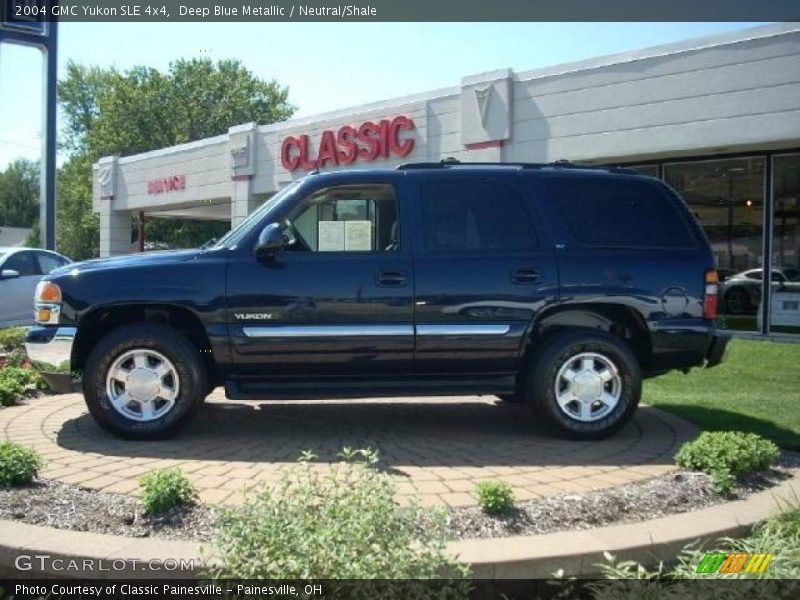 Deep Blue Metallic / Neutral/Shale 2004 GMC Yukon SLE 4x4