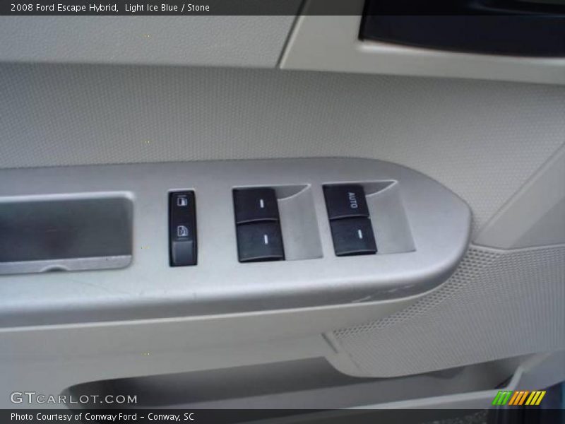 Light Ice Blue / Stone 2008 Ford Escape Hybrid