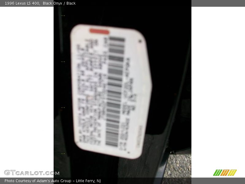 Black Onyx / Black 1996 Lexus LS 400