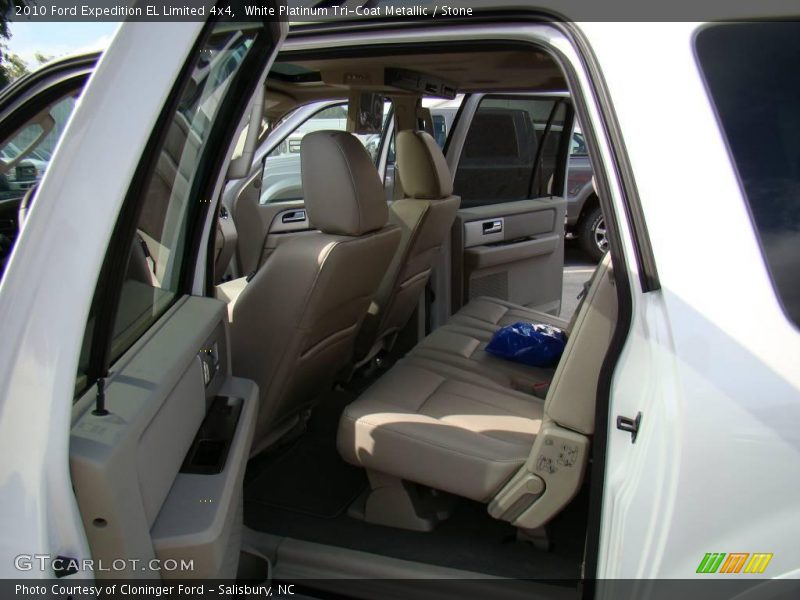 White Platinum Tri-Coat Metallic / Stone 2010 Ford Expedition EL Limited 4x4