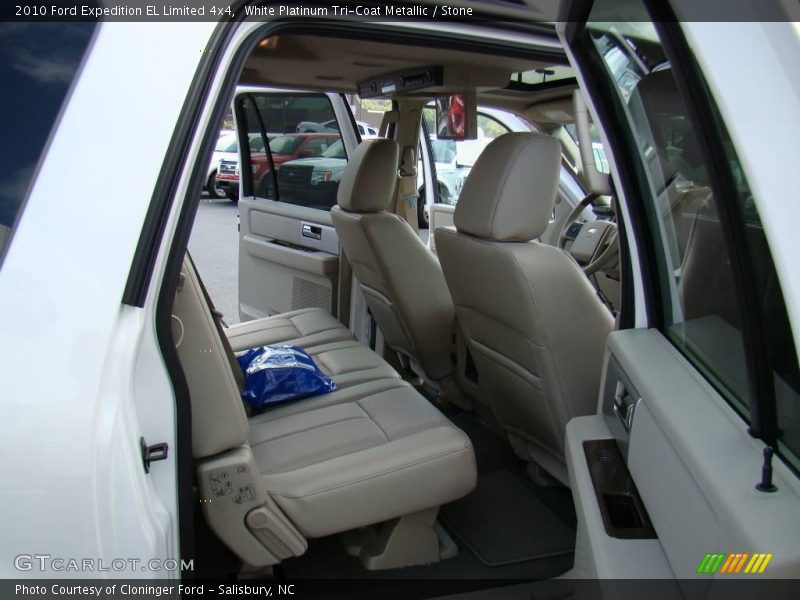 White Platinum Tri-Coat Metallic / Stone 2010 Ford Expedition EL Limited 4x4
