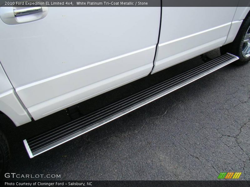 White Platinum Tri-Coat Metallic / Stone 2010 Ford Expedition EL Limited 4x4