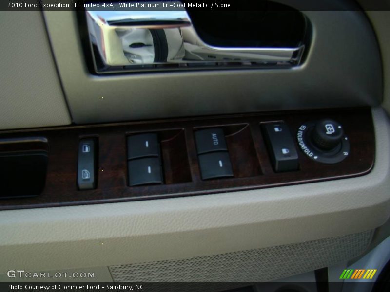 White Platinum Tri-Coat Metallic / Stone 2010 Ford Expedition EL Limited 4x4