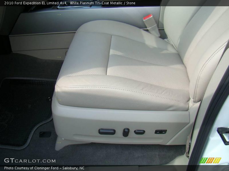 White Platinum Tri-Coat Metallic / Stone 2010 Ford Expedition EL Limited 4x4