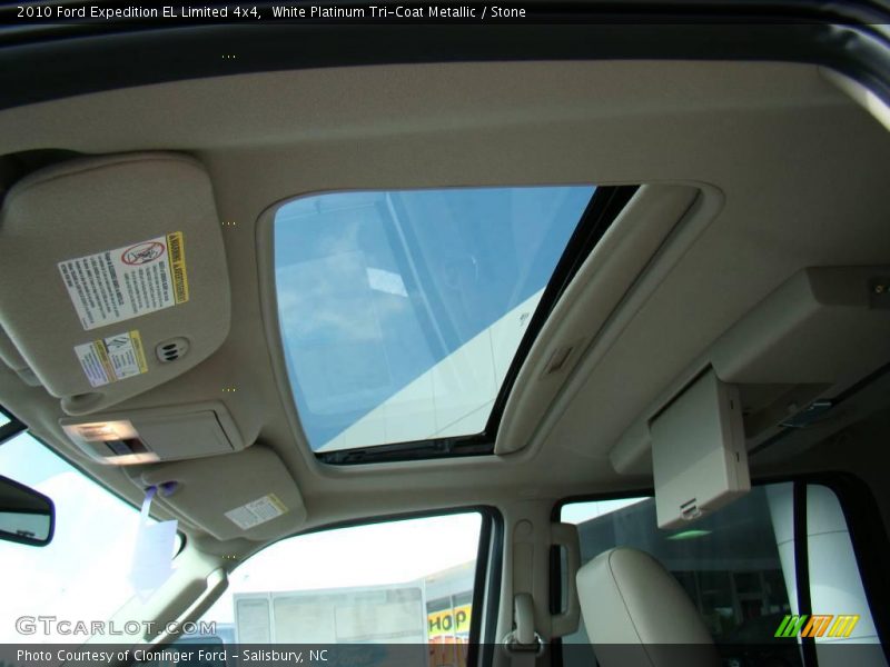 White Platinum Tri-Coat Metallic / Stone 2010 Ford Expedition EL Limited 4x4