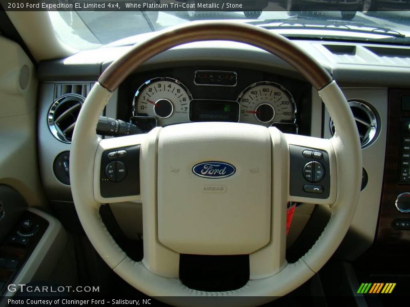 White Platinum Tri-Coat Metallic / Stone 2010 Ford Expedition EL Limited 4x4