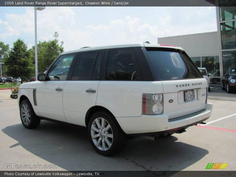 Chawton White / Sand/Jet 2006 Land Rover Range Rover Supercharged