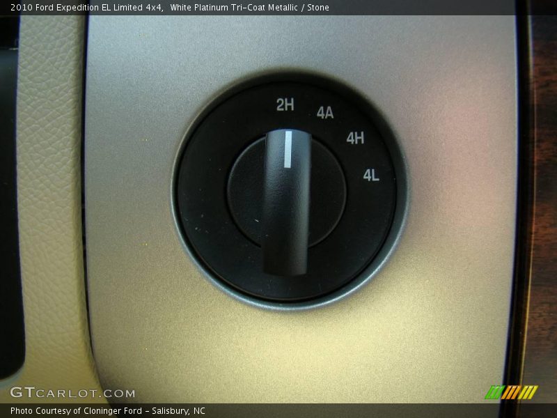 White Platinum Tri-Coat Metallic / Stone 2010 Ford Expedition EL Limited 4x4