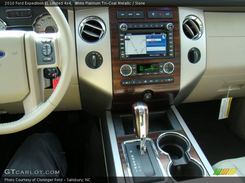 White Platinum Tri-Coat Metallic / Stone 2010 Ford Expedition EL Limited 4x4