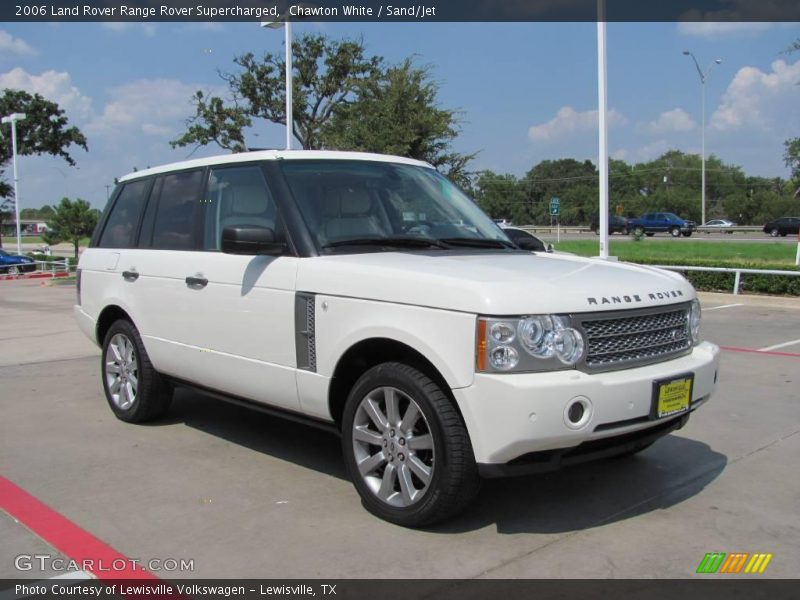Chawton White / Sand/Jet 2006 Land Rover Range Rover Supercharged