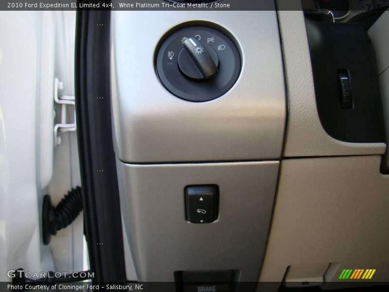 White Platinum Tri-Coat Metallic / Stone 2010 Ford Expedition EL Limited 4x4