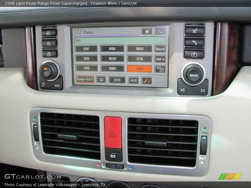 Chawton White / Sand/Jet 2006 Land Rover Range Rover Supercharged