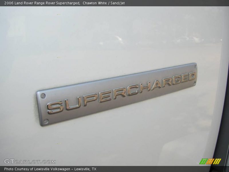 Chawton White / Sand/Jet 2006 Land Rover Range Rover Supercharged