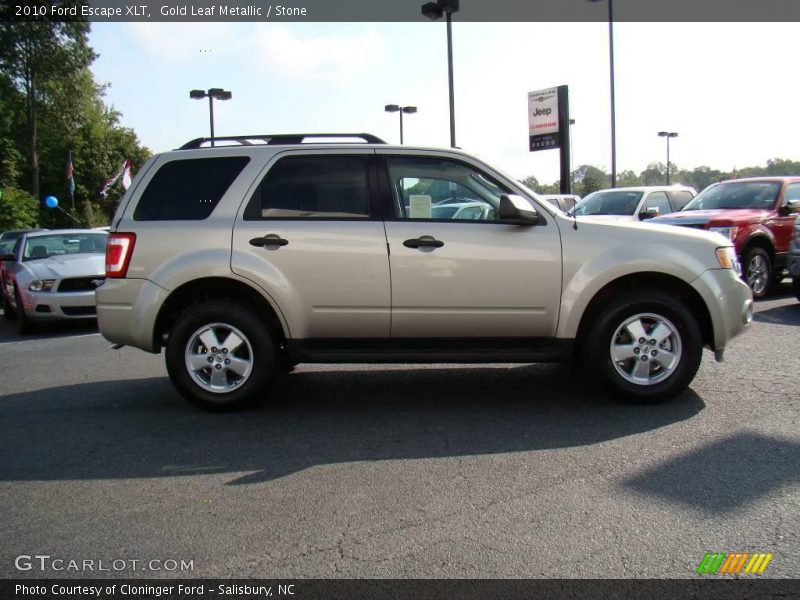 Gold Leaf Metallic / Stone 2010 Ford Escape XLT