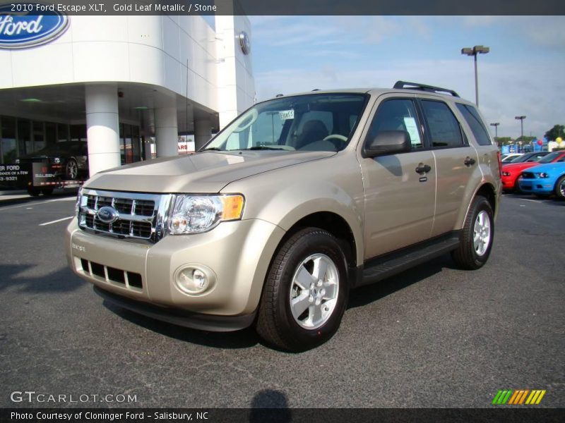 Gold Leaf Metallic / Stone 2010 Ford Escape XLT
