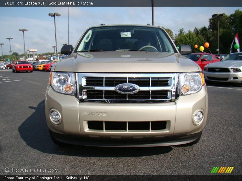 Gold Leaf Metallic / Stone 2010 Ford Escape XLT