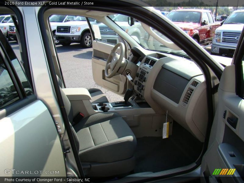 Gold Leaf Metallic / Stone 2010 Ford Escape XLT