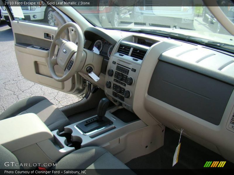 Gold Leaf Metallic / Stone 2010 Ford Escape XLT