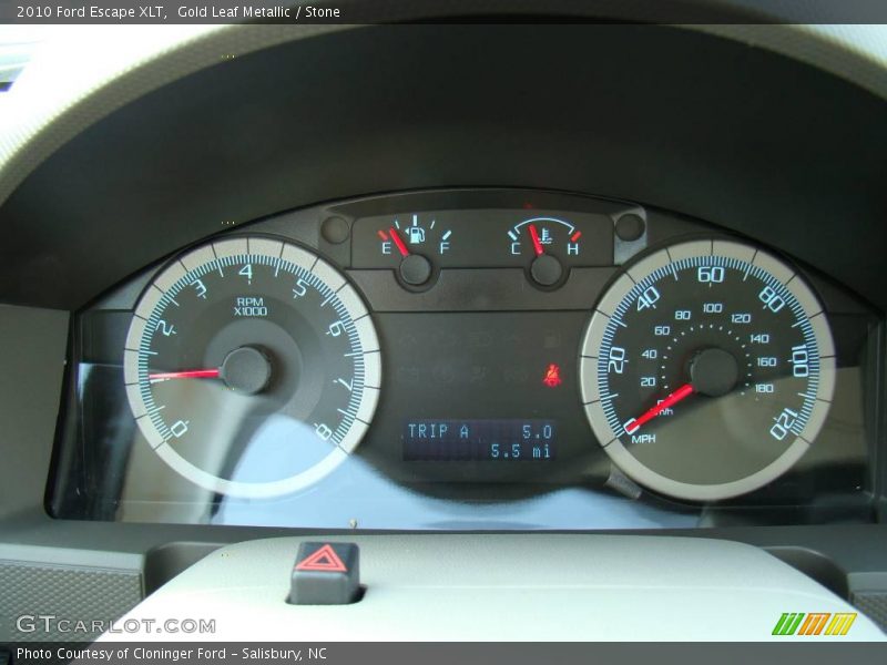 Gold Leaf Metallic / Stone 2010 Ford Escape XLT