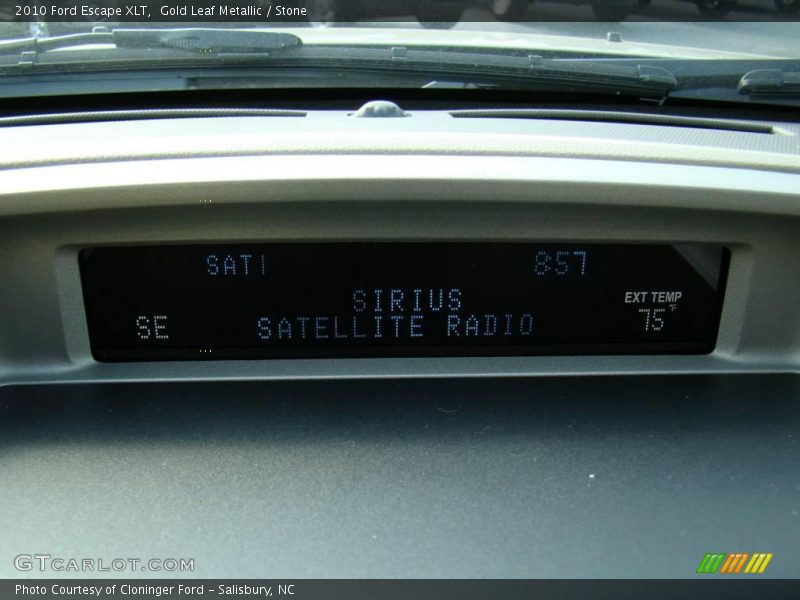 Gold Leaf Metallic / Stone 2010 Ford Escape XLT