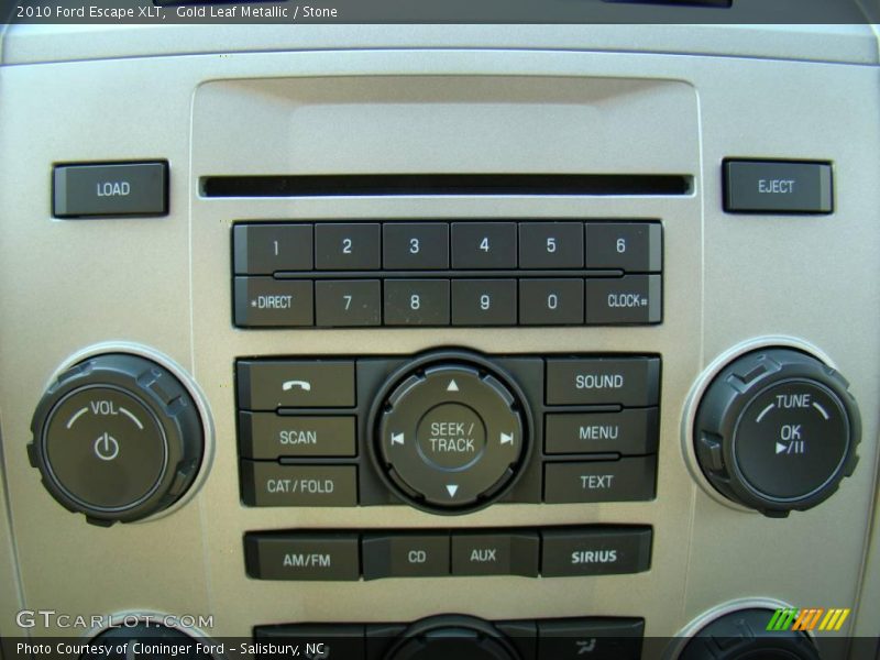 Gold Leaf Metallic / Stone 2010 Ford Escape XLT