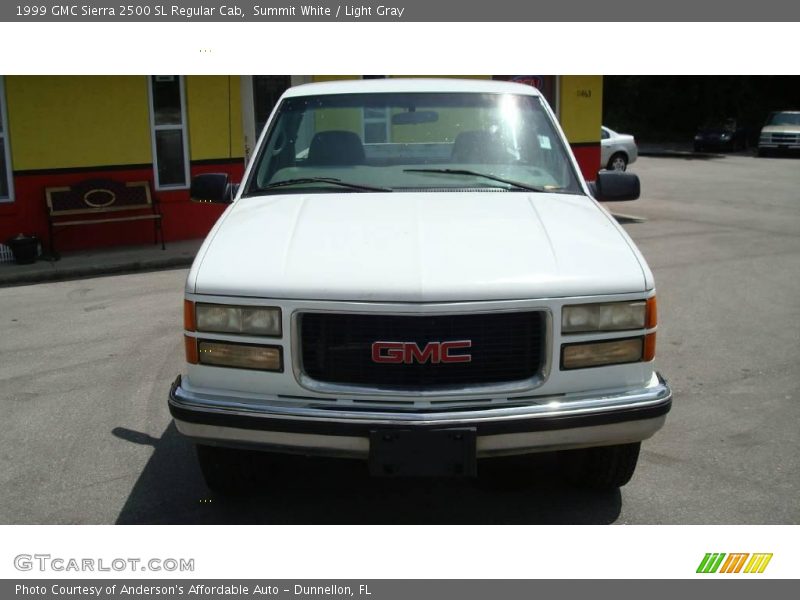 Summit White / Light Gray 1999 GMC Sierra 2500 SL Regular Cab